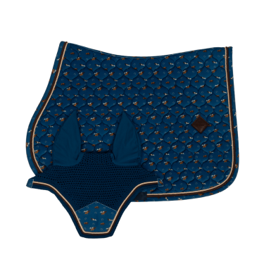 Tapis de Selle Velvet Horse Printing Jumping Kentucky