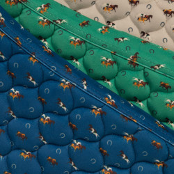 Tapis de Selle Velvet Horse Printing Jumping Kentucky