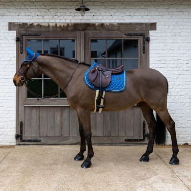 Tapis de Selle Velvet Horse Printing Jumping Kentucky