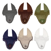 Bonnet anti-mouches Tattini cordonnet bicolore Jaune