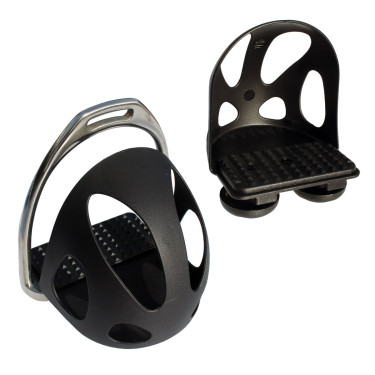 Daslö-kooi voor stijgbeugels Zwart