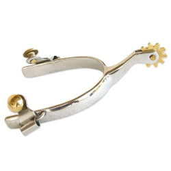 Eperons A molette Brad Ren's acier inox Eperons A molette Brad Ren's acier inox