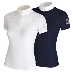 Polo de concours Tattini femme inserts microperforés Polo de concours Tattini femme inserts microperforés