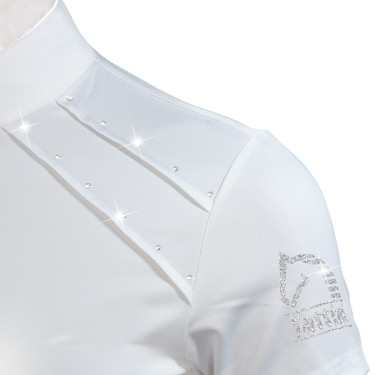 Polo de concours Tattini femme zip lurex