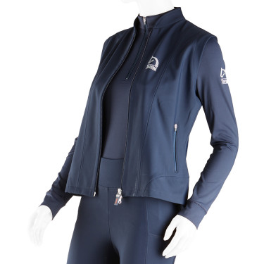 Veste tissu technique Tattini femme Ortensia Bleu marine Veste tissu technique Tattini femme Ortensia Bleu marine