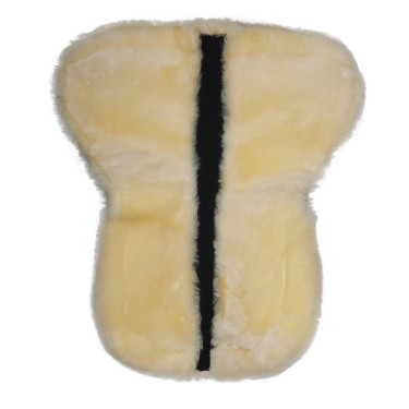 Amortisseur mouton véritable Style HKM Nature Beige