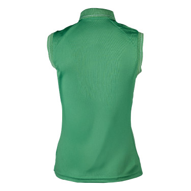Damespolo Catherine mouwloos HKM Groen
