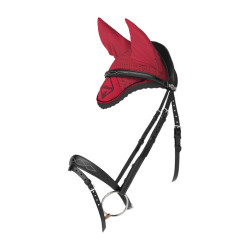 Bonnet anti-mouches LeMieux Esme Chili Rouge Bonnet anti-mouches LeMieux Esme Chili Rouge