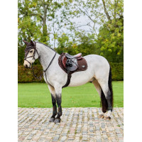 Tapis de selle LeMieux CC Puissance Suede Marron