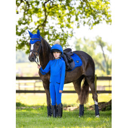 LeMieux Loire vierkant veelzijdigheids zadeldek Benetton blauw