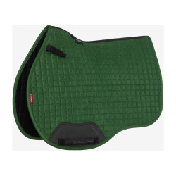 Tapis LeMieux Reflective Suede Mixte GP Square Vert hunter