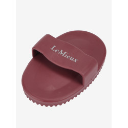 Rubber rosborstel LeMieux Rood