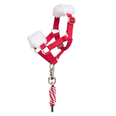 LeMieux kerst longeerlijn en halster voor Toy Pony Rood LeMieux kerst longeerlijn en halster voor Toy Pony Rood