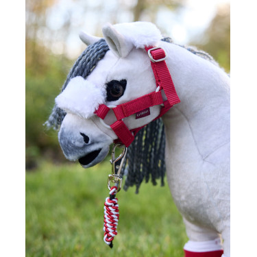 Longe et licol Toy Pony LeMieux de Noël Rouge Longe et licol Toy Pony LeMieux de Noël Rouge