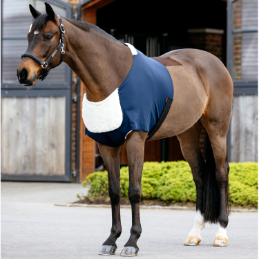 Protection de poitrail LeMieux anti-frottement Sensitive Marine Bleu marine