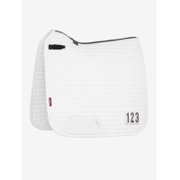 LeMieux Competition katoenen vierkant dressuur zadeldek Wit