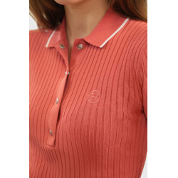 Polo Harcour Bethanie femme Pamplemousse Rose