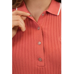 Polo Harcour Bethanie femme Pamplemousse Rose