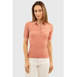 Polo Harcour Bethanie femme Rose aurore