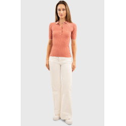 Polo Harcour Bethanie femme Rose aurore