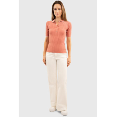 Polo Harcour Bethanie femme Rose aurore