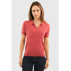 Polo Harcour Babeth femme Pamplemousse Rose Polo Harcour Babeth femme Pamplemousse Rose