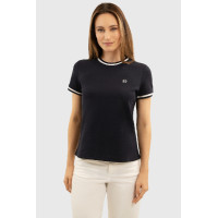 T-shirt Harcour Belsara dames Marine Marineblauw