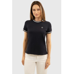 T-shirt Harcour Belsara dames Marine Marineblauw