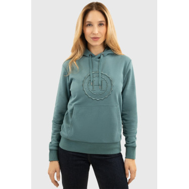 Sweat Harcour Sama femme Paon Bleu