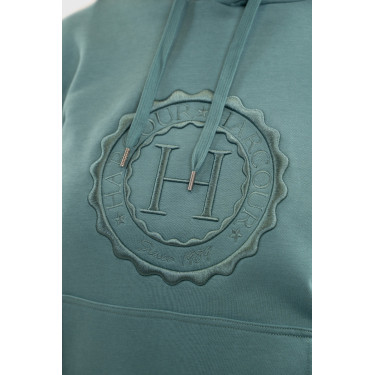 Sweat Harcour Sama femme Paon Bleu