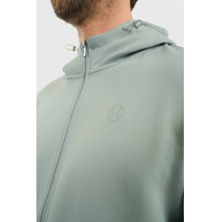 Sweat Zippé Harcour Bryss Colibri Vert