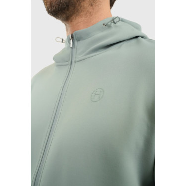 Sweat Zippé Harcour Bryss Colibri Vert