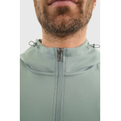 Sweat Zippé Harcour Bryss Colibri Vert