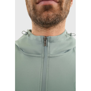 Sweat Zippé Harcour Bryss Colibri Vert