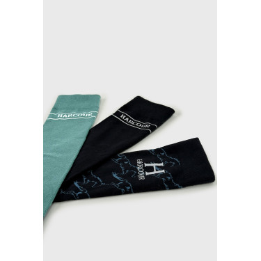 Chaussettes Harcour Beeges Paon / marine / jump marine