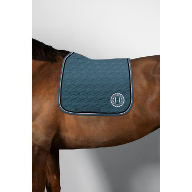 Tapis de selle Harcour Belle Paon Bleu