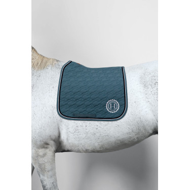 Tapis de selle Harcour Belle Paon Bleu