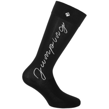Chaussettes Equithème Jump Noir / argent