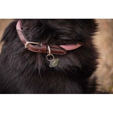 Hondenhalsband Penelope Billie Roze / lurex
