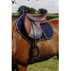 Zadelpad Equithème Eclat Marine Marineblauw Zadelpad Equithème Eclat Marine Marineblauw