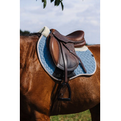 Tapis de selle Equithème Dinard Bleu ciel Tapis de selle Equithème Dinard Bleu ciel