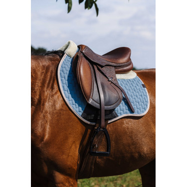 Tapis de selle Equithème Dinard Bleu ciel Tapis de selle Equithème Dinard Bleu ciel