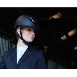 Afneembare rand voor Lami-Cell Strass-helm Zwart