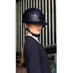 Galon amovible pour casque Lami-Cell Strass Noir Galon amovible pour casque Lami-Cell Strass Noir