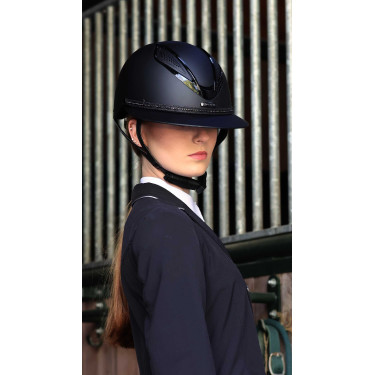 Galon amovible pour casque Lami-Cell Strass Noir Galon amovible pour casque Lami-Cell Strass Noir