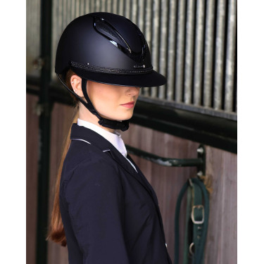 Galon amovible pour casque Lami-Cell Strass Noir Galon amovible pour casque Lami-Cell Strass Noir