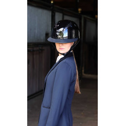 Afneembare rand voor Lami-Cell Glossy helm Zwart