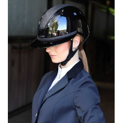 Afneembare bies voor Lami-Cell Glitter helm Zwart