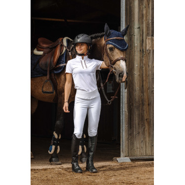 Polo Equithème Riyadh Blanc