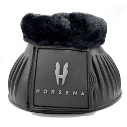 Cloches en mouton synthétique Horsena Noir